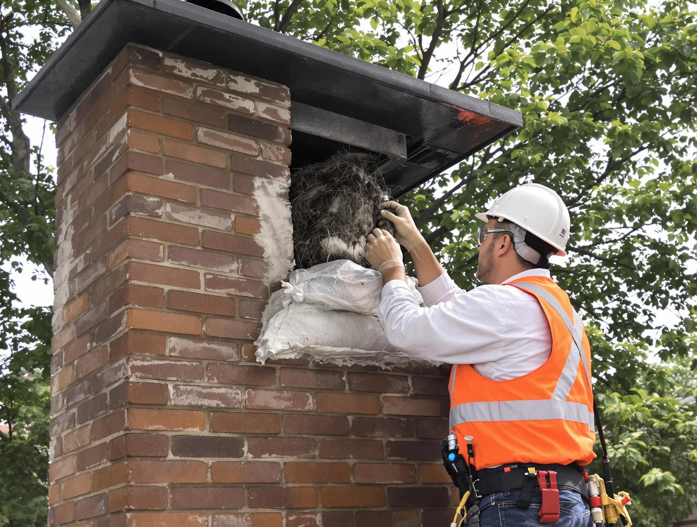 Humane removal of debris and animals by Goodyear Chimney Sweep in Goodyear, AZ