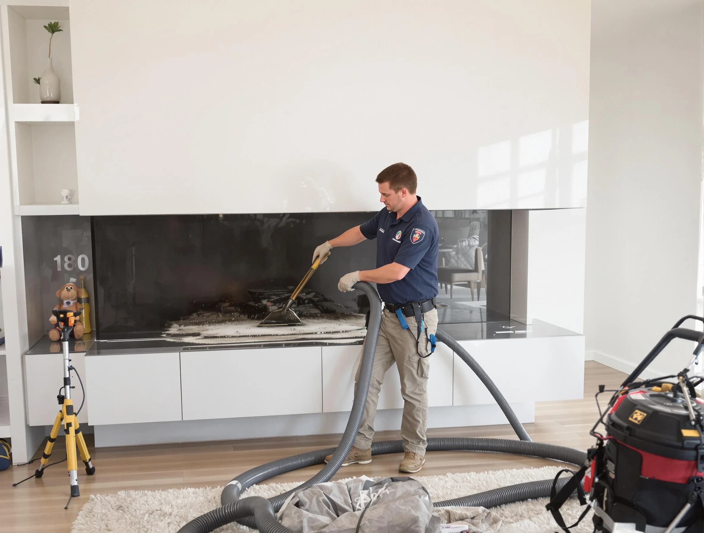 Goodyear Chimney Sweep technician providing chimney sweeping services in Goodyear, AZ