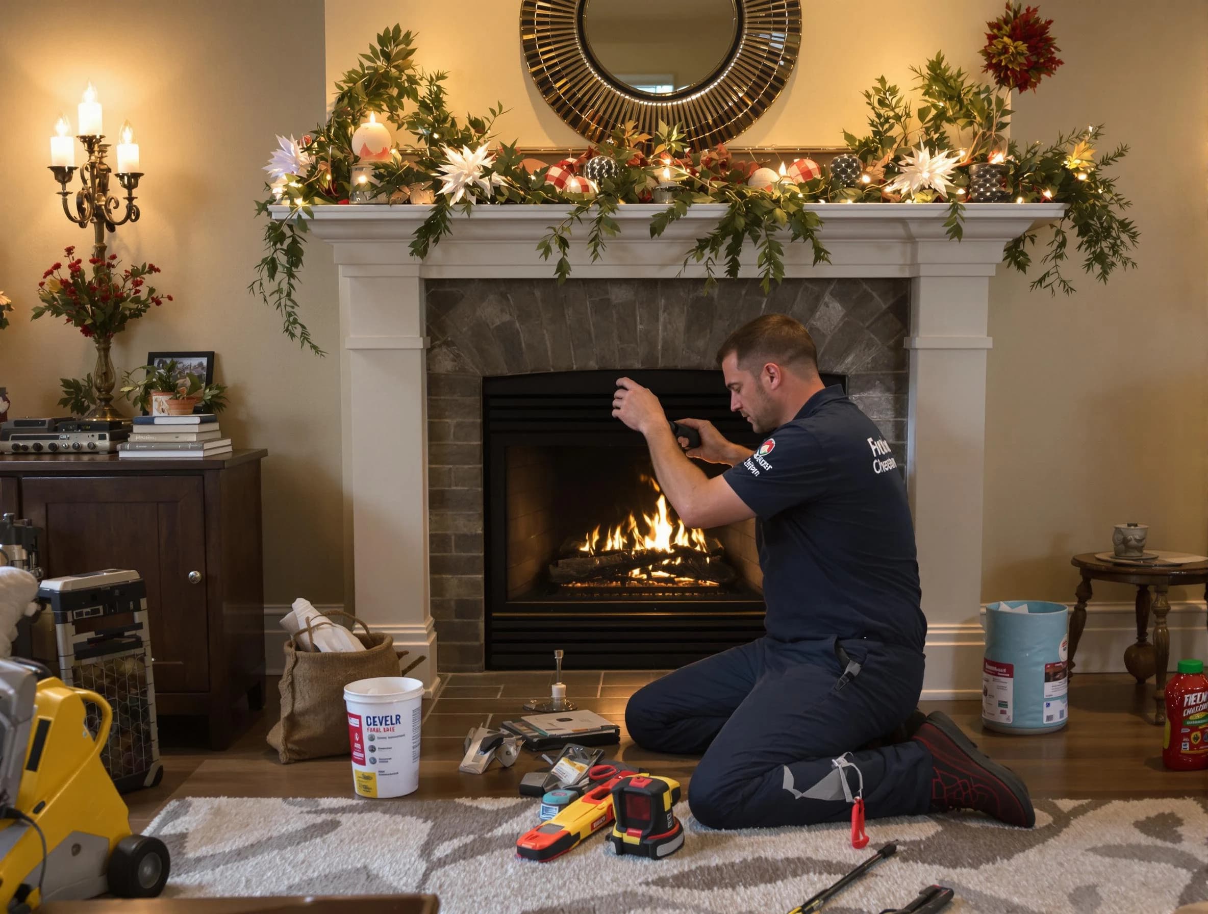 Goodyear Chimney Sweep offering fireplace maintenance services in Goodyear, AZ