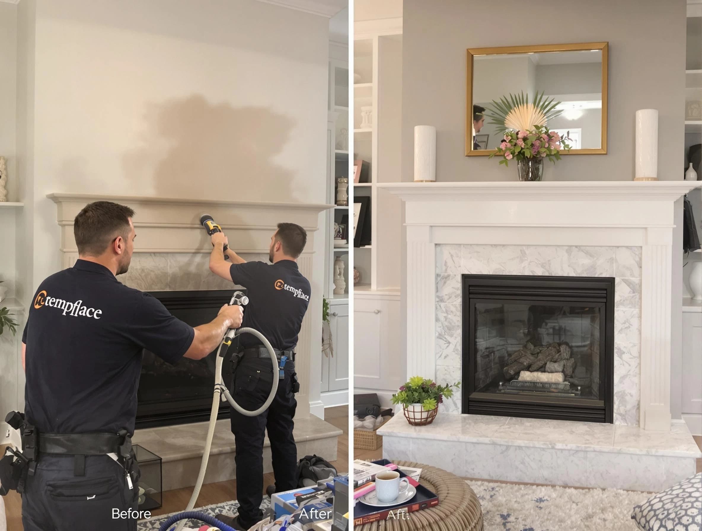 Professional soot removal by Goodyear Chimney Sweep team in Goodyear, AZ